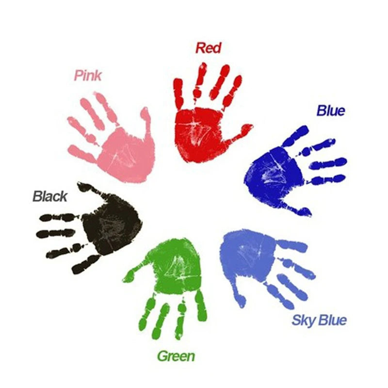Memory Keepsake Hand And Footprint Ink Kit - Various Colours