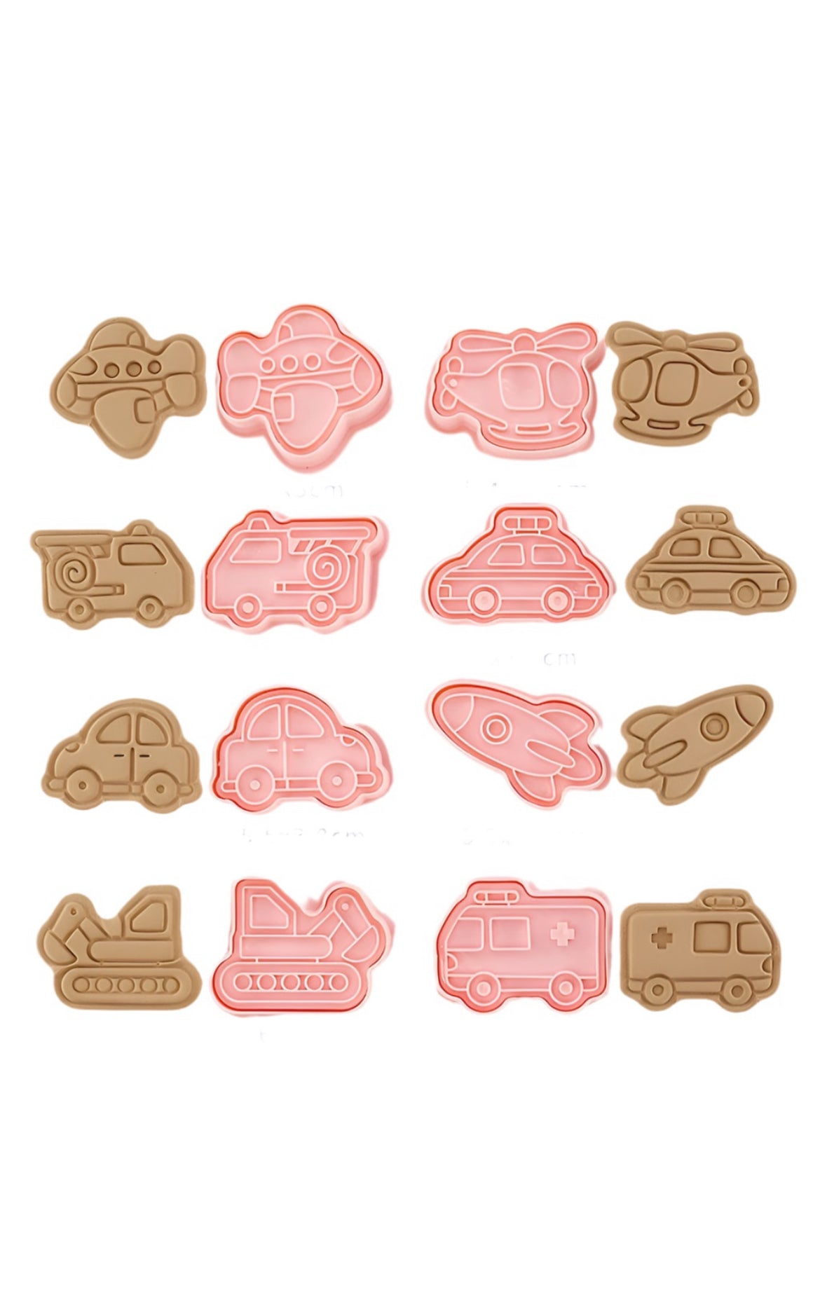 8 Pcs Cookie Cutters Set -  7 Variants