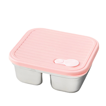 Stainless Steel Square Snack / Lunch Box