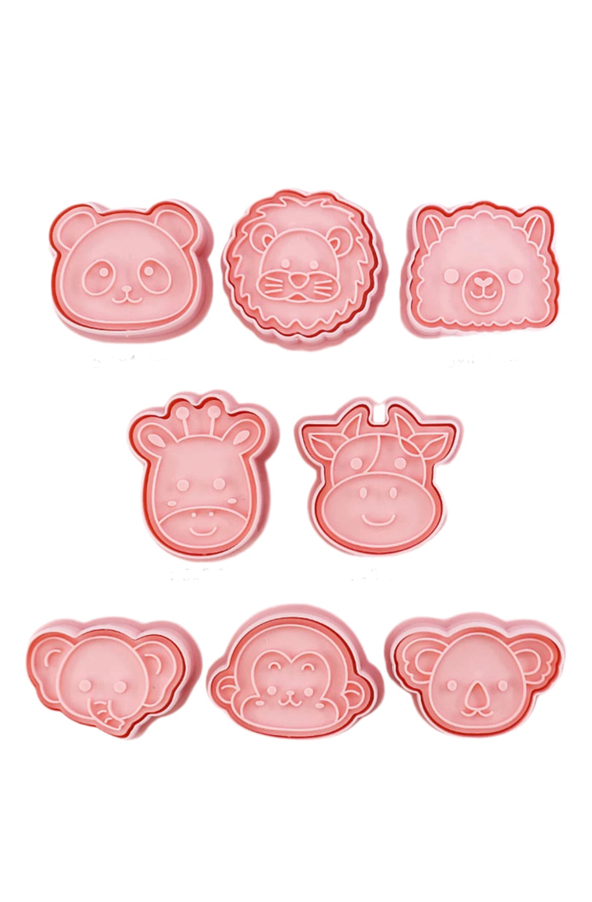 Animal Cookie Cutter Sets - 8Pcs Zoo, Jungle & Farm
