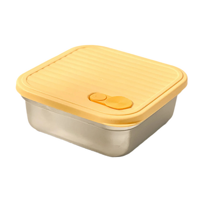 Stainless Steel Square Snack / Lunch Box