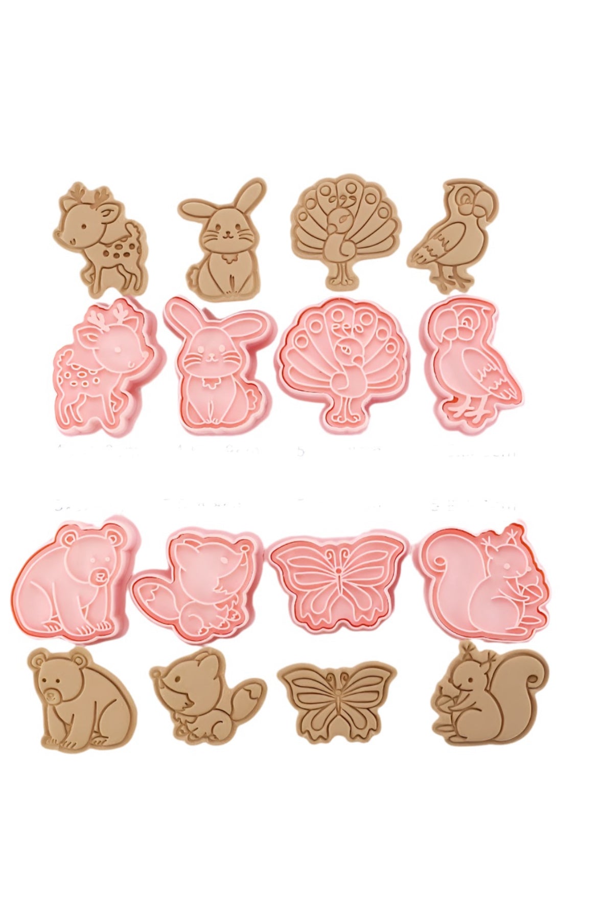 8 Pcs Cookie Cutters Set -  7 Variants