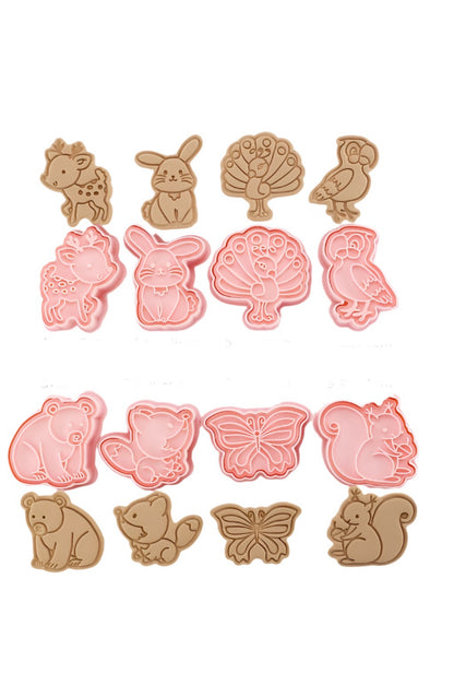 8 Pcs Cookie Cutters Set -  7 Variants