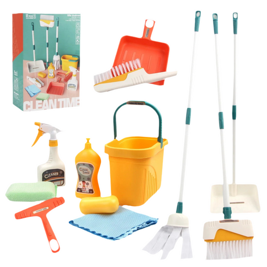 Kids Cleaning Supplies Kit - 12pcs