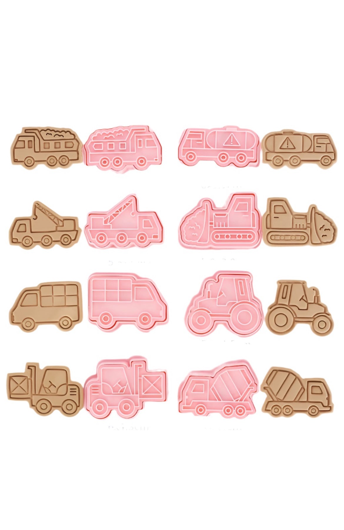 8 Pcs Cookie Cutters Set -  7 Variants