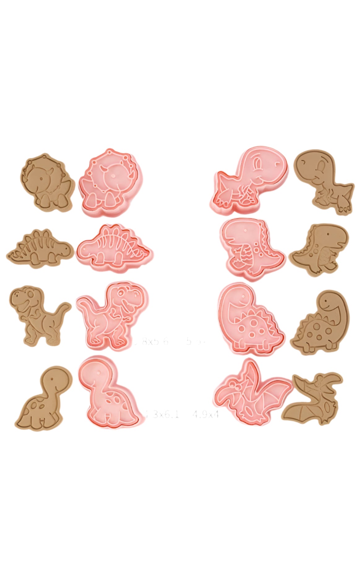 8 Pcs Cookie Cutters Set -  7 Variants