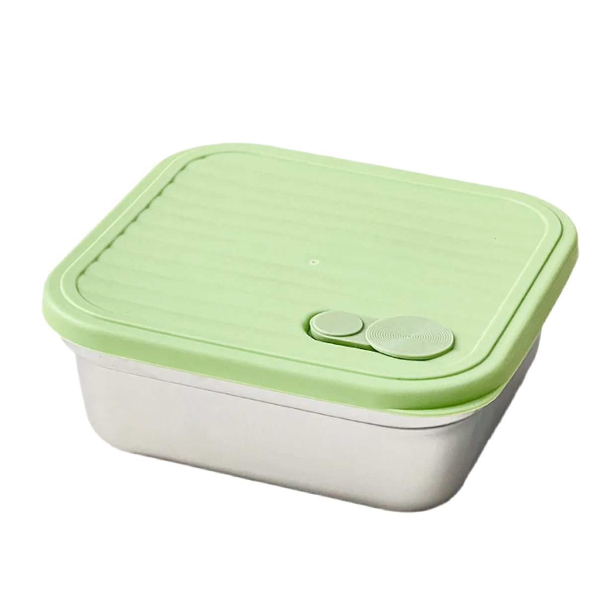 Stainless Steel Square Snack / Lunch Box