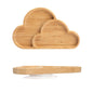 Wooden Bamboo Baby Suction Plate -  Elephant or Cloud