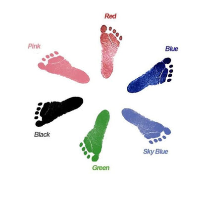 Memory Keepsake Hand And Footprint Ink Kit - Various Colours