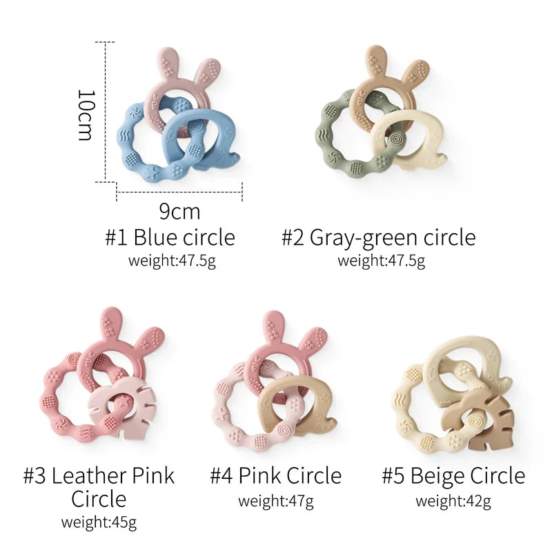 1Pcs Baby Silicone Teether Bracelet