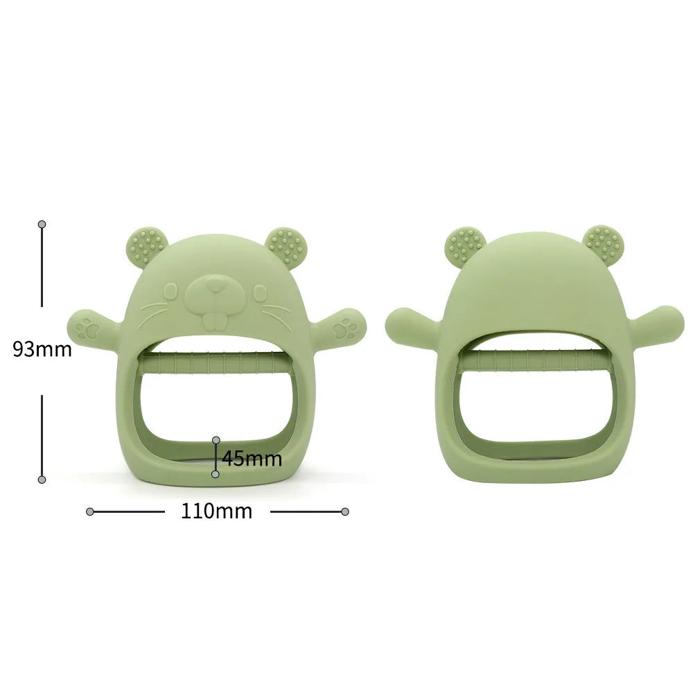 1pc Bear Baby Bracelet Teething Glove