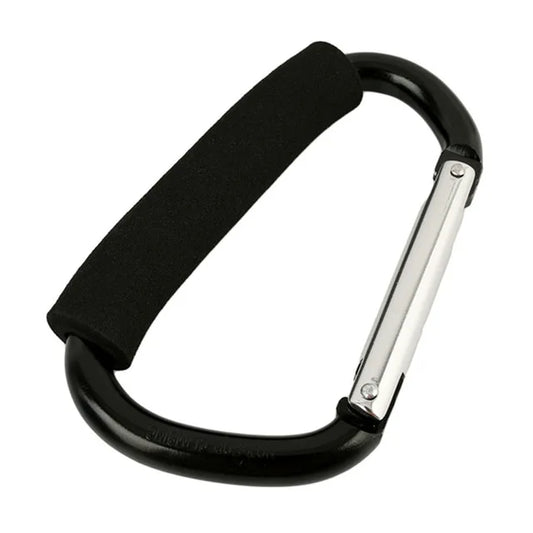 Buggy / Stroller Aluminium Hook Clips - for Hanging Purses, Shopping Bags & Keys