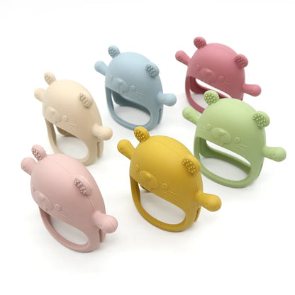 1pc Bear Baby Bracelet Teething Glove