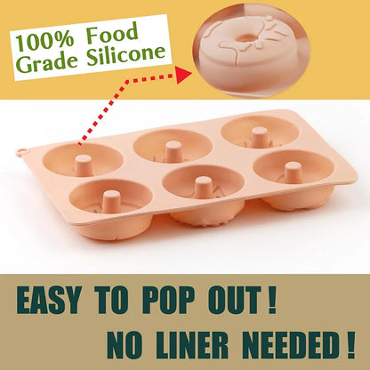 Doughnut Mold - Non Stick Silicone